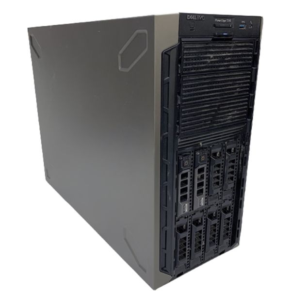 Dell PowerEdge T340 Tower Server with Intel Xeon E-2200 Processor, 64GB DDR4 RAM, and 8 x 3.5" Hot-Pluggable Drive Bays