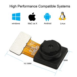 HZ 3MP FF MIPI Camera Module CSI DVP 120 Wide Angle USB OV3660 Camera Module