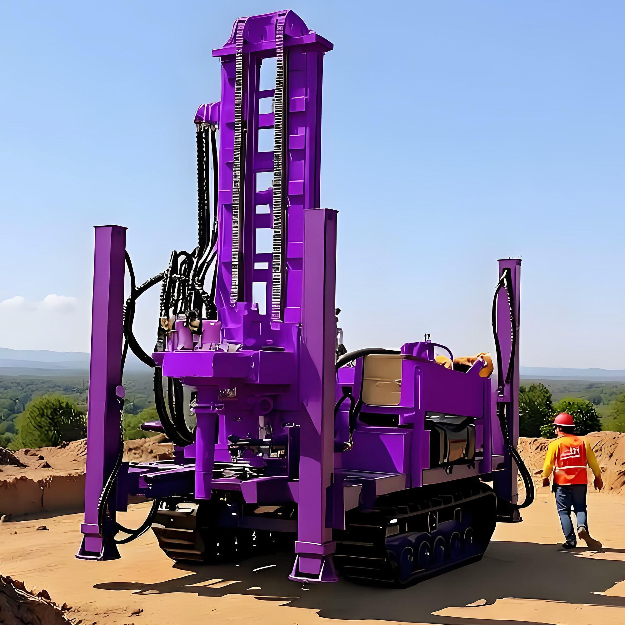 High Sampling Rate Sonic Drilling Rig Environment Protection Survey Holes Hydraulic Core Drilling Rig