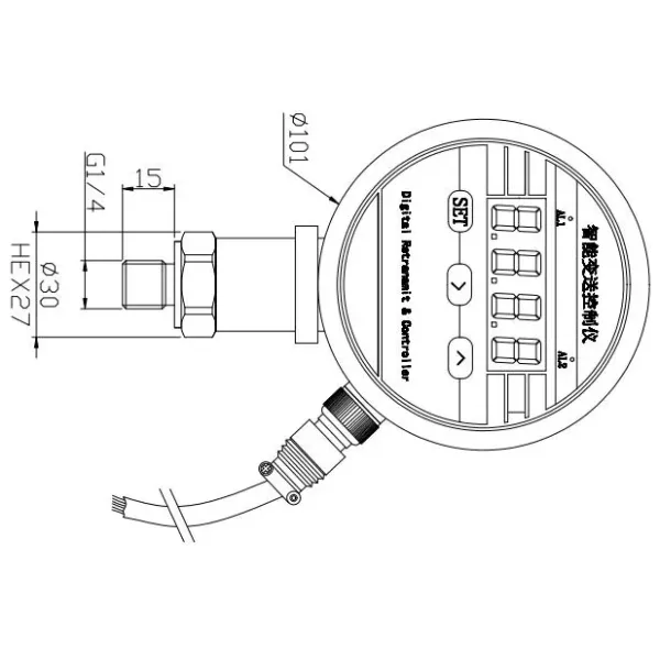 Tank Electric Water Pump Automatic Pressure Control Pressure Switch Level Sensor