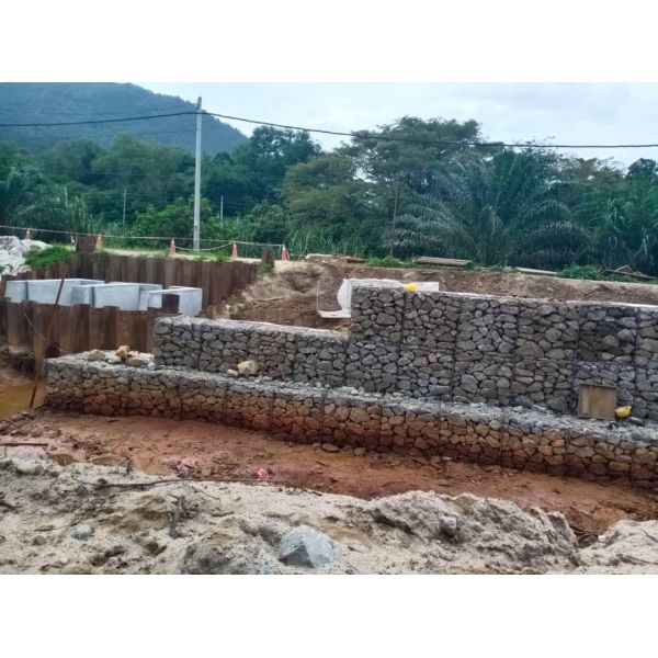 Durable High-Performance Hexagonal Gabion Wire Mesh 3*2*1m Gabion Cage For Retaining Wall