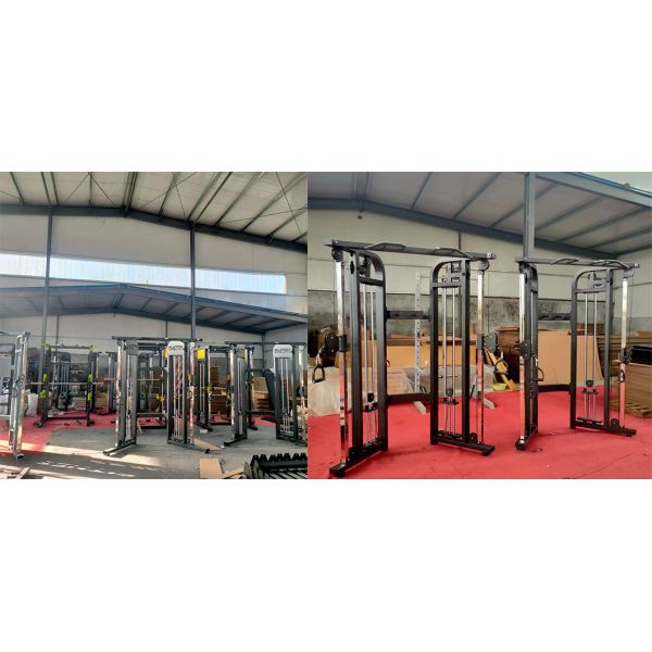 Chest Exercise Part Multi Smith Machine Dual Cable Cross Machine With Customized Logo