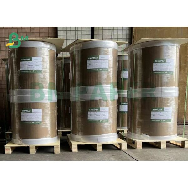 Jumbo Rolls 80gsm Mirror Gloss Coated Self - Adhesive Sticker Paper For Price Labels