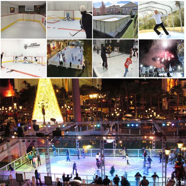 China Smooth Surface Easy Maintenance Uhmwpe Synthetic Backyard Ice Rink System