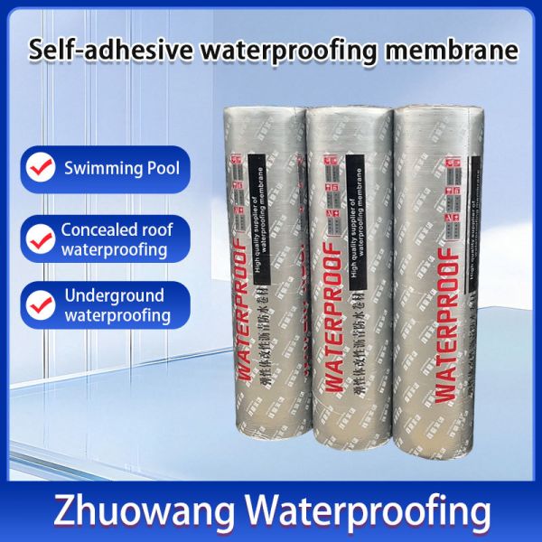 Self Adhesive Roofing Waterproof Membrane Sheet Self Adhesive Bitumen Roll -20°C To 80°C