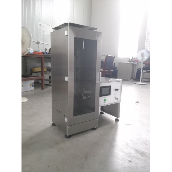 Combustion Textile Vertical Flame Test Chamber For Fire Resistance Test Instrument