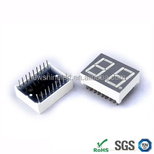 High Visibility LED 2 Digit 7 Segment Display 0.30 Inch Size Suitable for Electronic Devices and Measurement Instruments