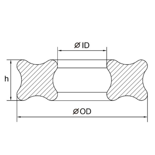 X-Ring Seal technical diagram and specifications