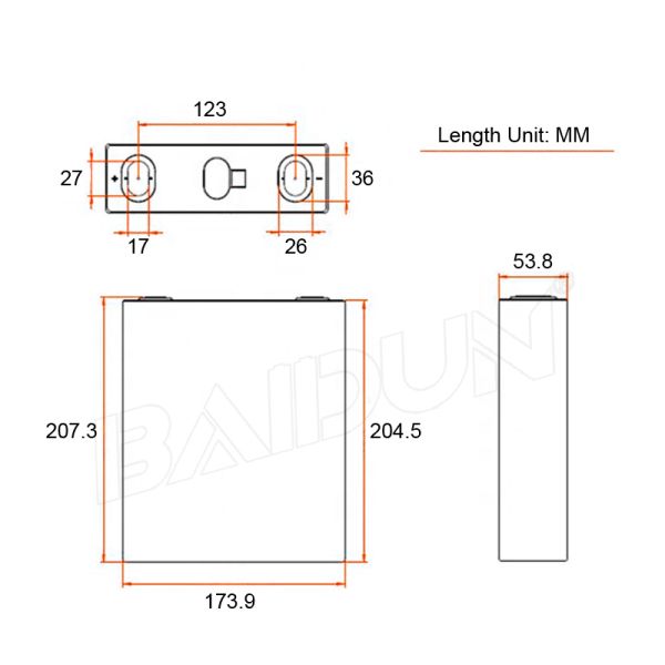 3.2V 230AH Lithium Ion Battery Packs 4.3KG For DIY 12V 24V 48V