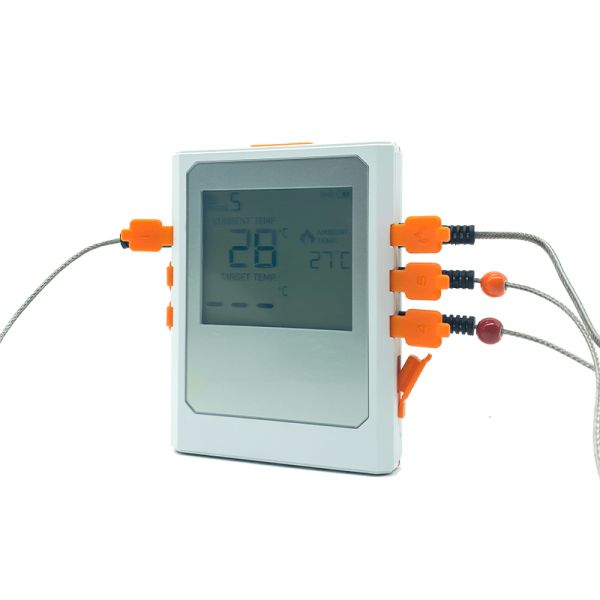 Long Range Remote Smart Wireless Meat Thermometer Wifi For Oven, Cooking, Grill, Kitchen, BBQ With Battery