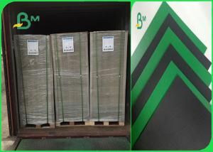 Buy cheap 1.2mm Green / Black Colored Moistureproof Cardboard Sheets For Lever Arch File product