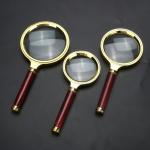 70mm Handheld Reading Magnifier 10x Handheld Magnifying Glass Ergonomics Handle