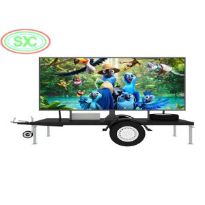 Customizing outdoor movable LED trailer sign LED display anti-collision for