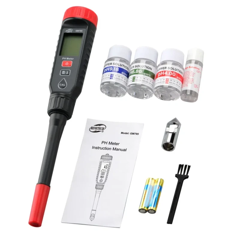 Handheld pH Meter GM795 packaging