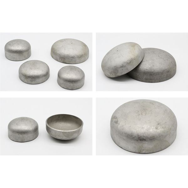 Astm A234 Stainless Buttweld Caps , SS End Cap API CE Certificate