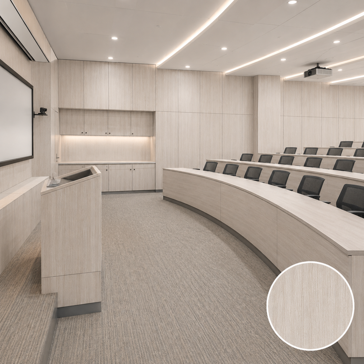 Compact HPL Wall Cladding High Pressure Laminate Interior Wall Panel for Public Space