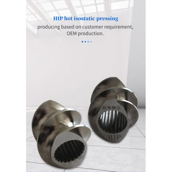 Twin Plastic Extruder Bimetallic Screw And Barrel For Extrusion