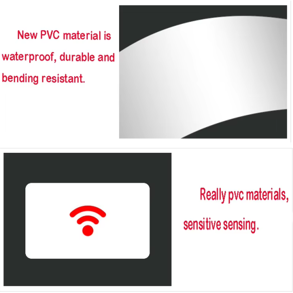 Custom RFID NFC Plastic Programmable Contactless Smart Digital Colored Business Card Blanks With QR Code Business Card
