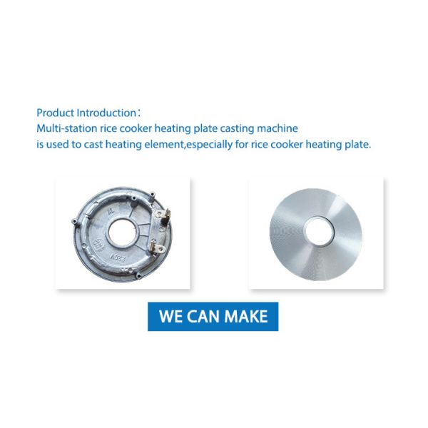 Multi Station Automatic Die Casting Machine For Rice Cooker Heating Plate