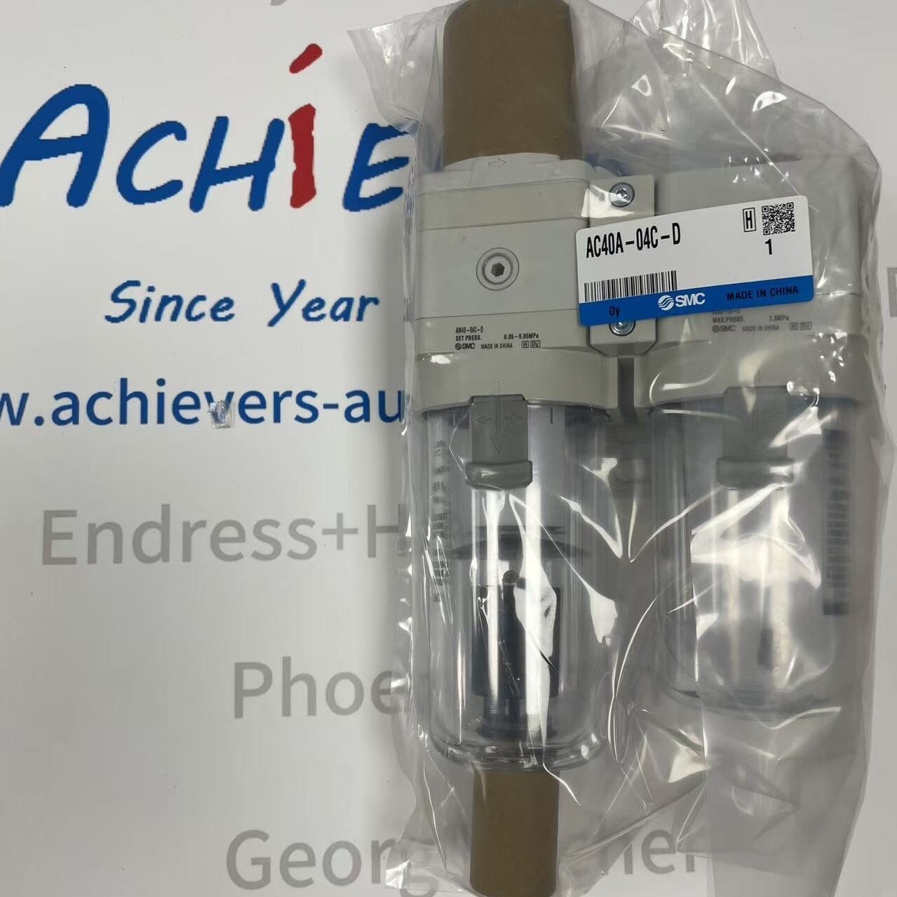 SMC AC40A-04C-D high-reliability modular air preparation (FRL) unit