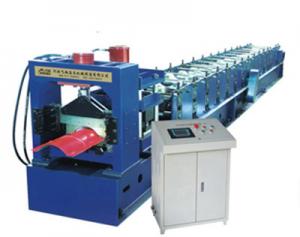 Buy cheap Colour Sheet Big Round Ridge Capping Cold Roll Forming Machine Panasonic PLC Control High Speed product