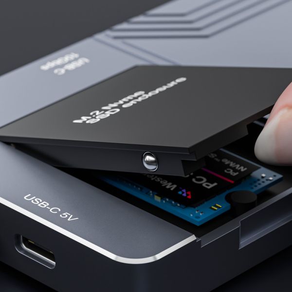 CFexpress Card Reader Manufacturer China TYPE B And XQD Card Reader With USB3.2 Gen2 USB C M.2 NVMe SSD Enclosure