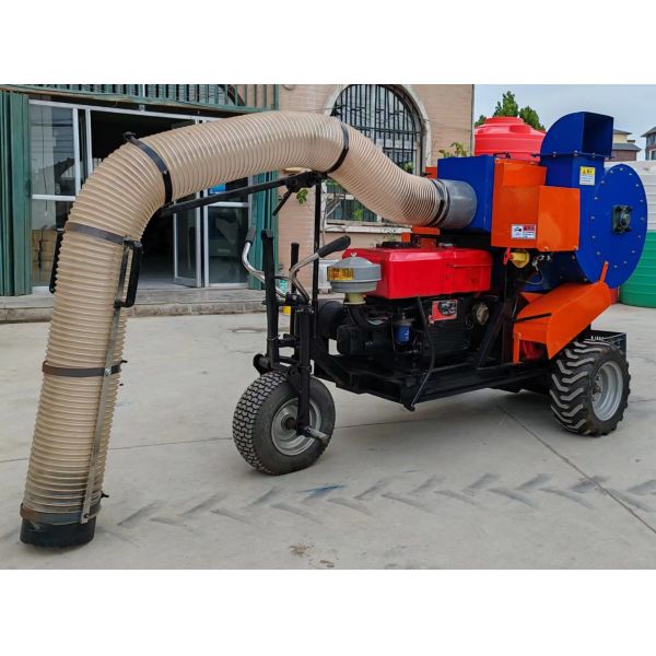 Loose Fruit Vacuum Picking Machine Electric Push Type For Palm Fruit Chestnut Red Dates