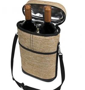 Buy cheap Single Handle Insulated Freezer Bags Water Resistant Polyester Made For Wine product