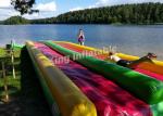 Colorful Eye-Catching Inflatable Water Slide For Children 15*3m / Inflatable