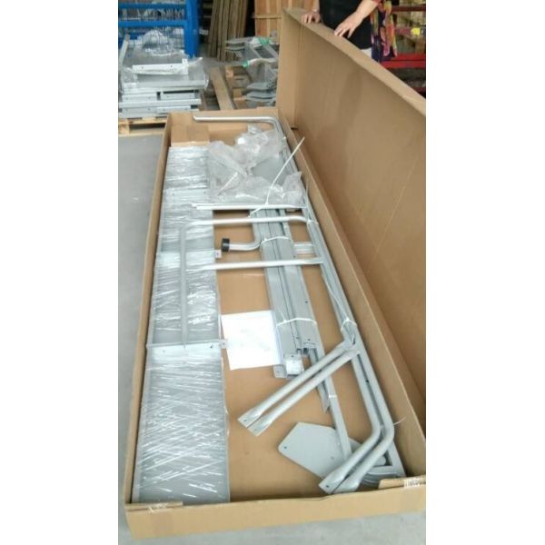 Six Steps Steel Industrial Rolling Ladder 300kg 2340mm Auxiliary Equipments