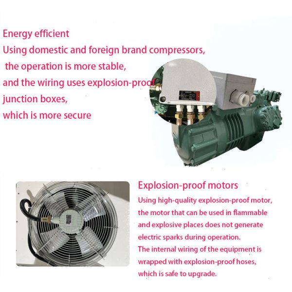 50HP Explosion-Proof Condensing Unit with Piston Compressor 380V