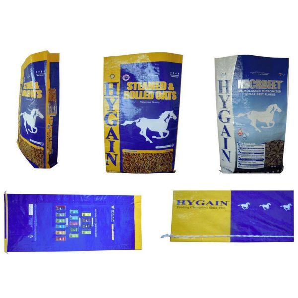 High Strength BOPP Laminated PP Woven Bags For Rice Packing with Double Stitches