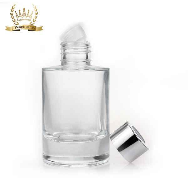 105ml Round Diffuser Bottles Empty clear Glass With Rattan Sticks