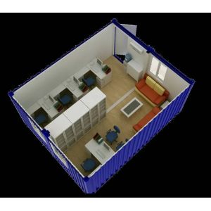 Weather Resistance Comfort Folding Container Houses Modern Style Q235 Q355