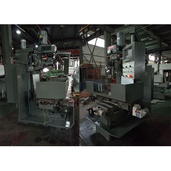 54 Inch Turret Milling Machine , Heavy Work Pieces Processing Bed Type Milling Machine