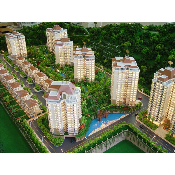 Customized Architectural Model Making Materials With Interior Furniture