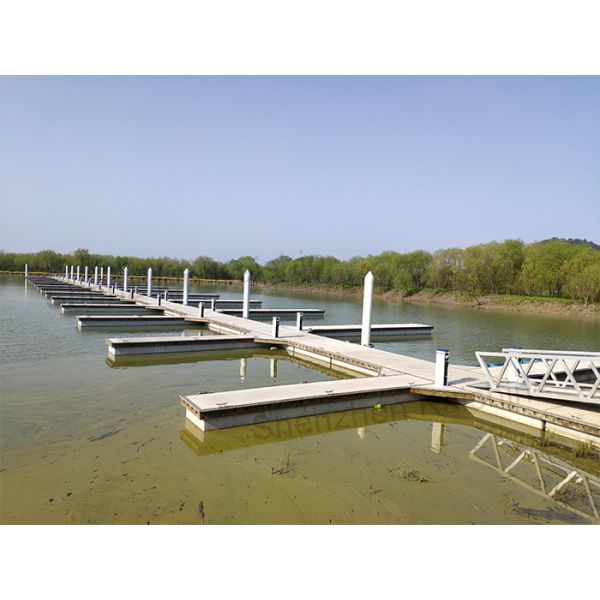 Motorboat Platform Aluminum Power And Water Pedestal Pontoons For Pontoon Boat Service Bollard Power and Water Pedestal