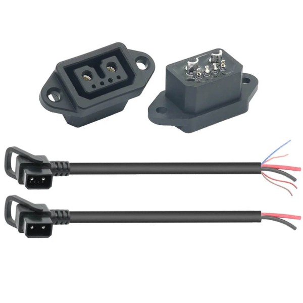 40A 500V Waterproof LEV Charging Connector 2+4 Pin Socket