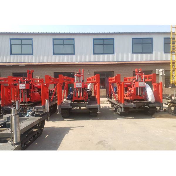 Portable Trailer Mounted Drilling Rigs Auto Borewell Soil Testing One Hundred Meters