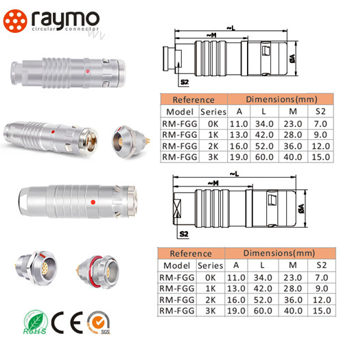 Waterproof Metal Circular Push Pull Connectors