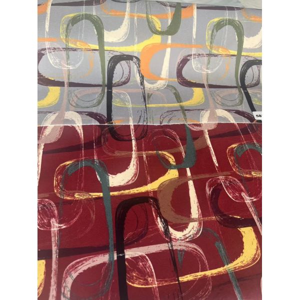 100% Polyester Digital Print Sofa Fabric Durable For Home Decoration