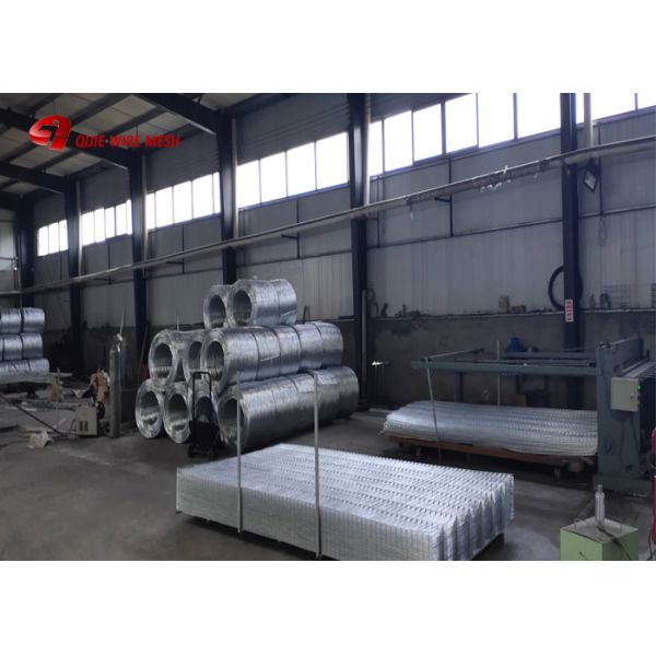 Rectangular Hole Galvanized Welded Mesh Panels / Wire Panels 2.9 X 2.0 M Size