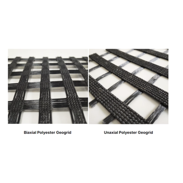 Long Term Design Low Creep Flexibility Reinforcement Polyester Geogrid Road Maintenance And Repair Project