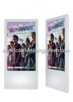 White Color LCD Advertising Screen Video LCD AD Player For Elevator