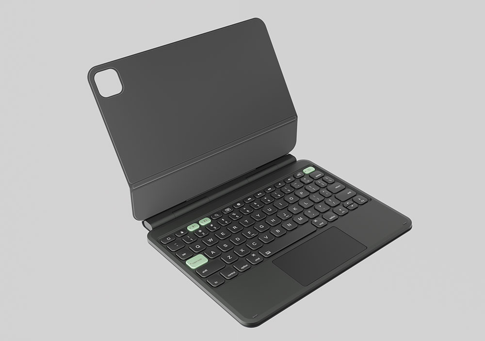 Laudtec Aluminum Magic Keyboard for Apple Magnetic Key Board Customize Language Layout for iPad Pro 11 13 Pouce M4 M5 Pbk350 Wholesale OEM/ODM/Private