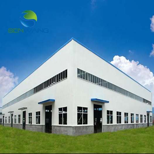 Secure Sandwich Panel Roofing Steel Structure Warehouse with Heavy-Duty Punching Processing