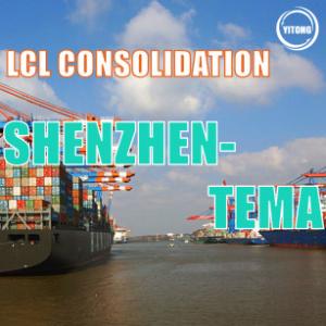 Buy cheap NVOCC Worldwide Lcl Shipping Service From Shenzhen To Tema  Each  Thu product