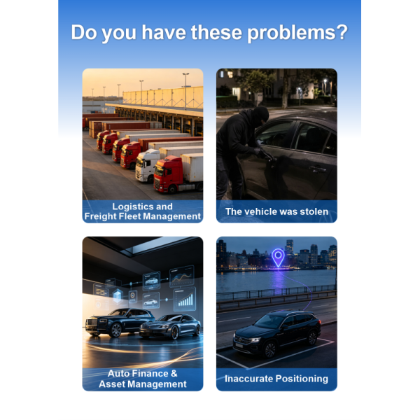 VM60 4G Industrial Wide-Voltage GPS Vehicle Tracker