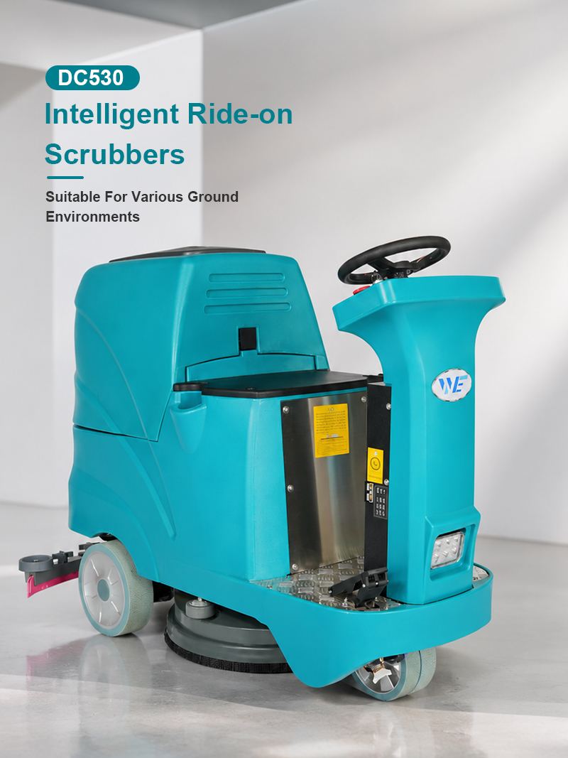 Wireless Riding Style Automatic Floor Cleaning Machine for Cleaning Shopping Mall