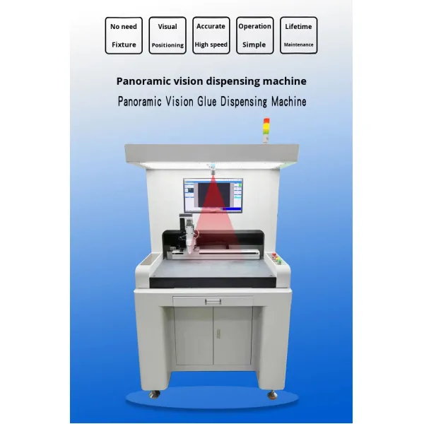 220V 0.5W Panoramic Vision Motorized Multi-Color Dot Painting Machine Custom Design Hardware Industrial Machinery 1 Year